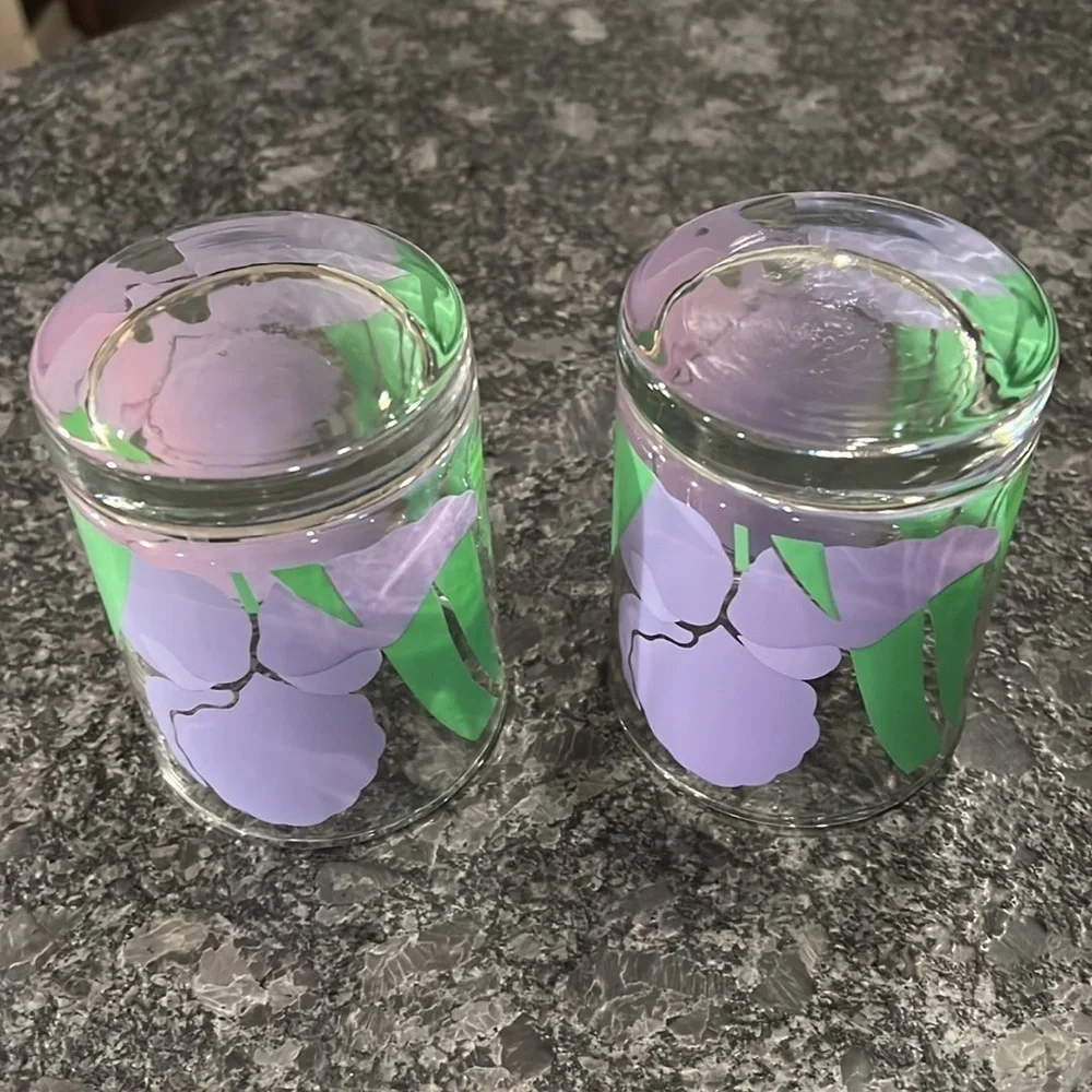 Set of 2 La Rue 12oz Iris Rocks Glasses